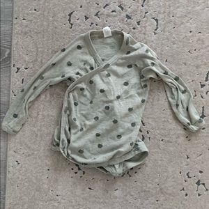 Kate Quinn pointelle bodysuit in green apple